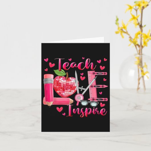 Carte Retour à l'école 100e jour d'école Enseignant Lmn (Fleur jaune)