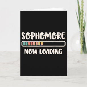 Carte Retour à l'école 10e année 10 Sophomore Chargement
