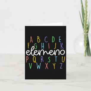 Carte Retour À L'École Abc Elemeno Maternelle Professeur