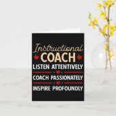 Carte Retour À L'École Enseignant Enseignant Entraîneur (Fleur jaune)