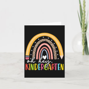 Carte Retour À L'École Étudiants Professeur Rainbow Oh H