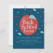 Carte Retour à l'école Événement Fruit Apple Flyer (Devant)