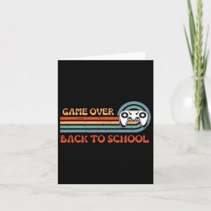 Carte Retour À L'École Fun Jeu Sur Vidéo De L'Étudiant