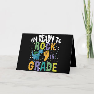 Carte Retour à l'école Je suis prêt à rocker 9e année Di