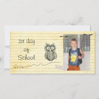 Carte Retour à l'école photo