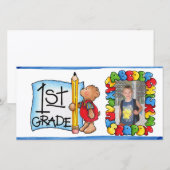 Carte Retour à l'école photo (Devant / Derrière)