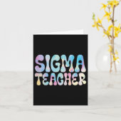 Carte Retour à l'école Sigma Professeur Mème Amateurs Hu (Fleur jaune)