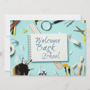 Carte Retour à l'école – Style de cahier créatif