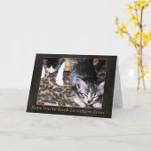 Carte Retour Chirurgie Se Bien Bientôt (Fleur jaune)