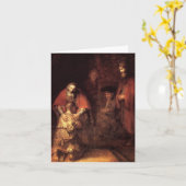 Carte Retour du Fils-compagnon prodigue (Fleur jaune)