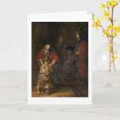 Carte Retour du fils prodigue, c.1668-69 (Fleur jaune)