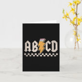 Carte Retour En Classe Premier Jour Retour À L'École Ens (Fleur jaune)