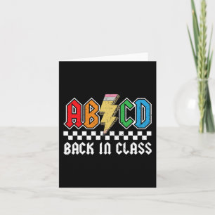 Carte Retour En Classe Rocks Retour À L'École Garçons Fi