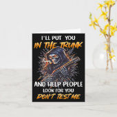 Carte (retour) Je Vous Mettrai Dans Le Tronc Et Aiderai  (Fleur jaune)