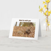 Carte RETOURNÉ DEER DIT HEUREUX 60e ANNIVERSAIRE (Fleur jaune)