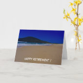 Carte retrait de plage (Fleur jaune)