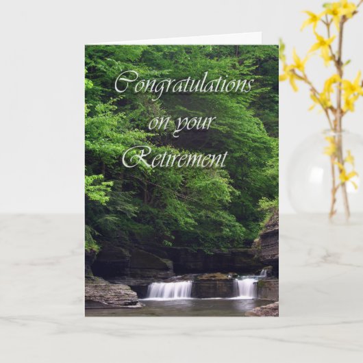 Carte Retrait des chutes d'eau (Fleur jaune)