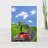 Carte Retrait du camion Red Retro (Devant)