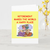 Carte retraite (Fleur jaune)