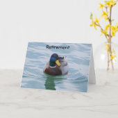 Carte Retraite (Fleur jaune)