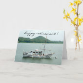 Carte retraite de boatin (Fleur jaune)