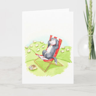 Carte Retraite de chien de berger