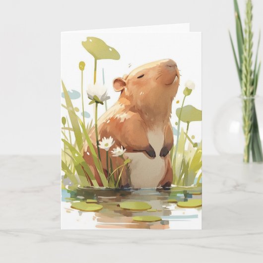 Carte Retraite de l'étang des capybaras (Devant)