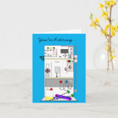 Carte Retraite des infirmières de la dialyse (Fleur jaune)