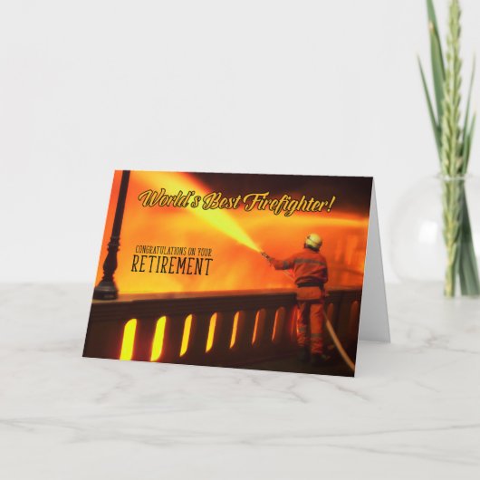 Carte Retraite des pompiers (Devant)