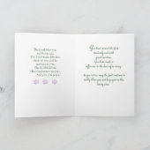 Carte Retraite des prêtres, Fleur de Lotus sur Croix Ver (Intérieur)