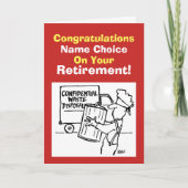 Carte Retraite des travailleurs de l'élimination des déc (Devant)