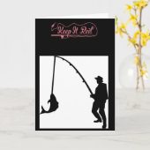 CARTE **RETRAITE ET PÊCHE*** QUELLE BLASSE ! ! ! (Fleur jaune)