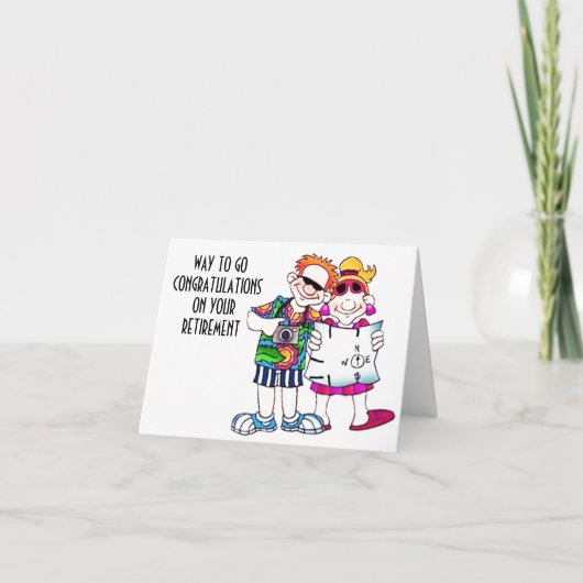 CARTE ***RETRAITE*** FÉLICITATIONS (Devant)