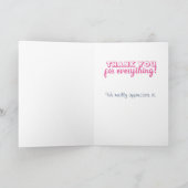 Carte Retraite Glamour Rose Retire Grande (Intérieur)