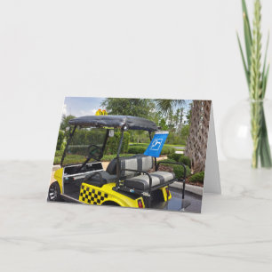Carte Retraite - Golf Panier Taxi Nouveau Jeu De Roues