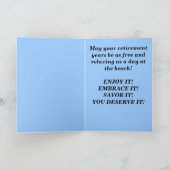 CARTE RETRAITE HEUREUSE ! (Intérieur)