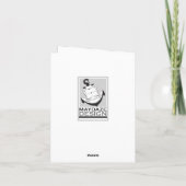Carte retraite heureuse (diamantStriped) (Dos)