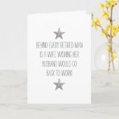 Carte Retraite humoristique (Fleur jaune)