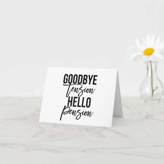 CARTE ***RETRAITE*** HUMOUR ET FÉLICITATIONS (Petite plante)