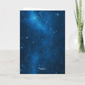 Carte Retraite n'oubliez jamais l'espace bleu (Dos)