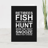 Carte Retraite poisson quand ils le souhaitent (Devant)