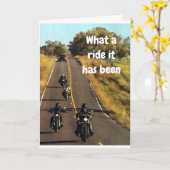 CARTE ***RETRAITE*** QUEL A ÉTÉ LE TRAJET ! ! ! ! (Fleur jaune)