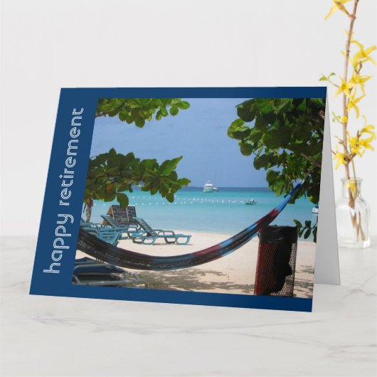 Carte retraite relaxante (Fleur jaune)