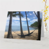 Carte retraite relaxante (Fleur jaune)