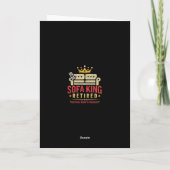 Carte Retraite - Retraité Sofa King - Retraite (Dos)