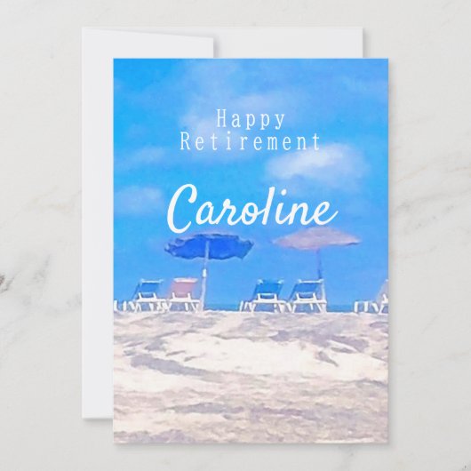 Carte Retraite sur mesure (Devant)