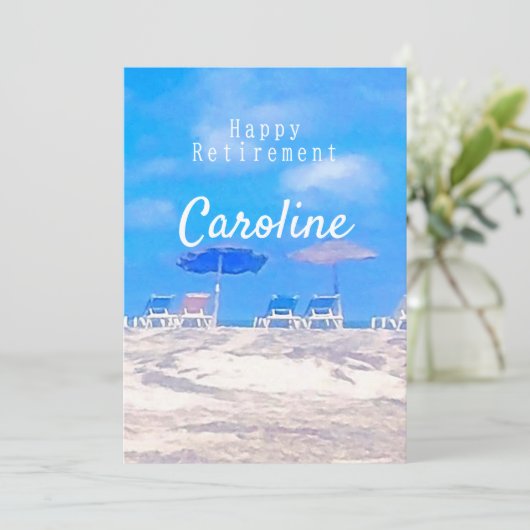 Carte Retraite sur mesure (Debout devant)