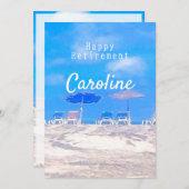 Carte Retraite sur mesure (Devant / Derrière)