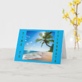 CARTE **RETRAITE** TEMPS POUR "PROFITER DE LA VIE" FÉLIC (Fleur jaune)