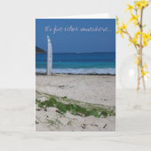 Carte Retraite, vacances, coupure (Fleur jaune)